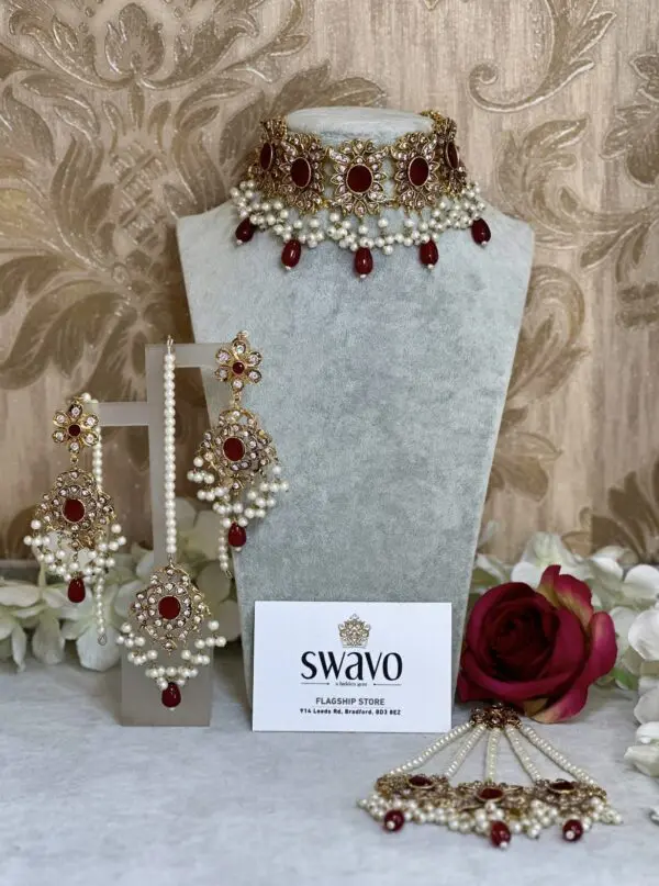 Floral Ruby Set