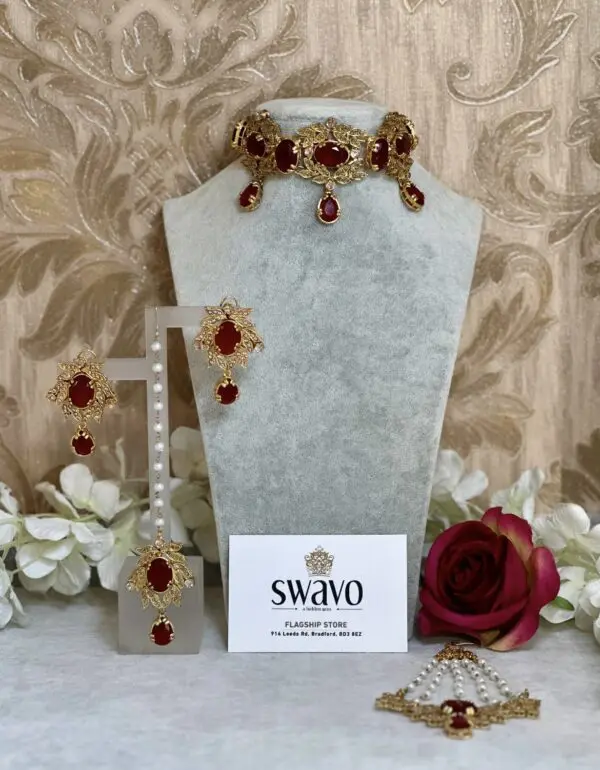 Fleur Ruby and Gold