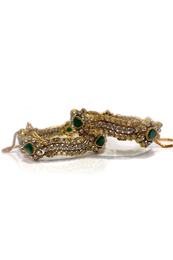 Mastani Antique Gold Karay Pair - Signature PHBCW18 Swavo Collection