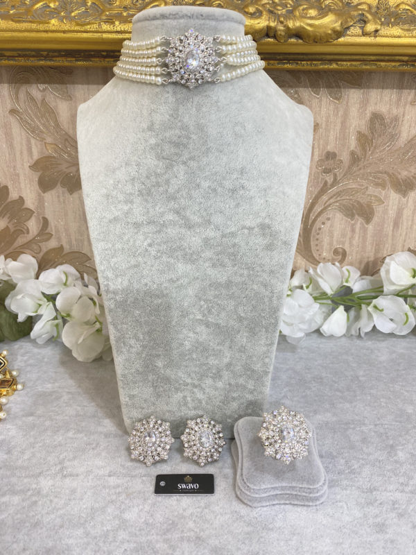 Bella Petite Choker Set With Ring - Image 5