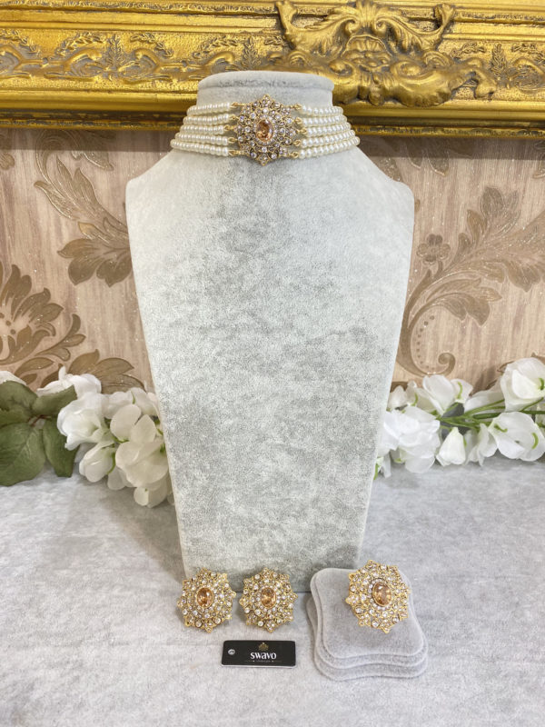 Bella Petite Choker Set With Ring - Image 4