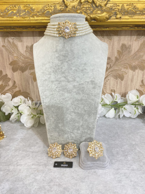 Bella Petite Choker Set With Ring - Image 3